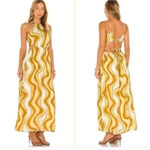 NWT Faithfull The Brand La Piedra Maxi Dress